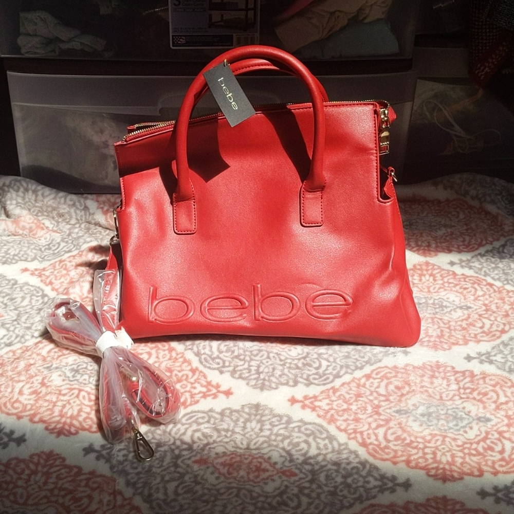 Bebe red bag